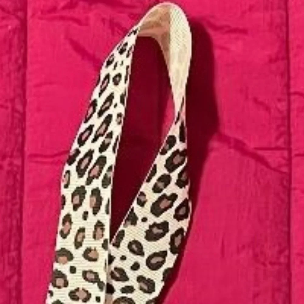 NWT LEOPARD PRINT POOCHIE BELLS ~ DOGGIE POTTIE DOORBELL TRAINING FOR PUPS DOGS